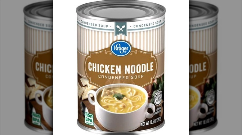 Kroger chicken noodle soup can