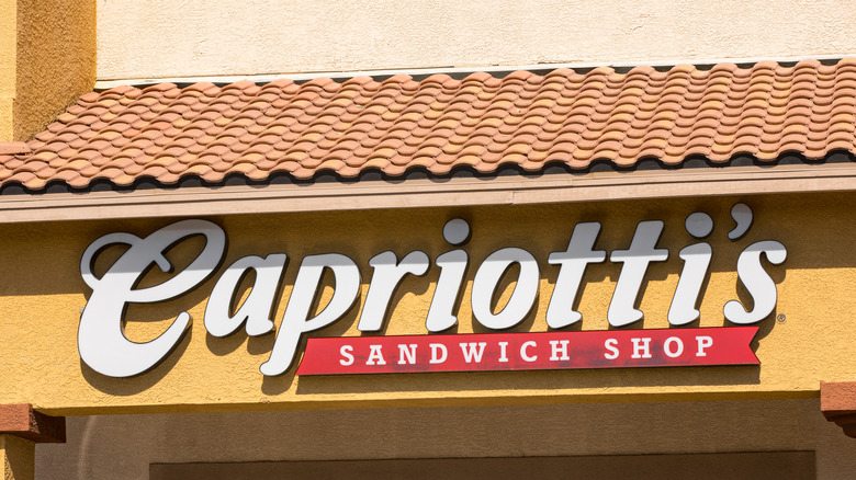 Capriotti's sandwich shop exterior signage