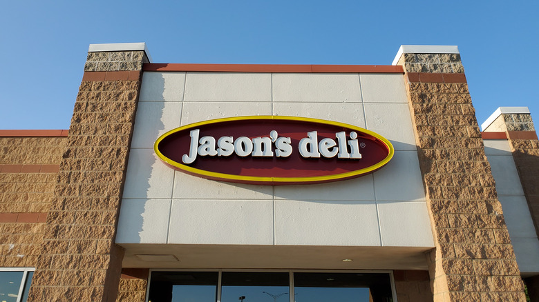 Jason's Deli frontage and sign