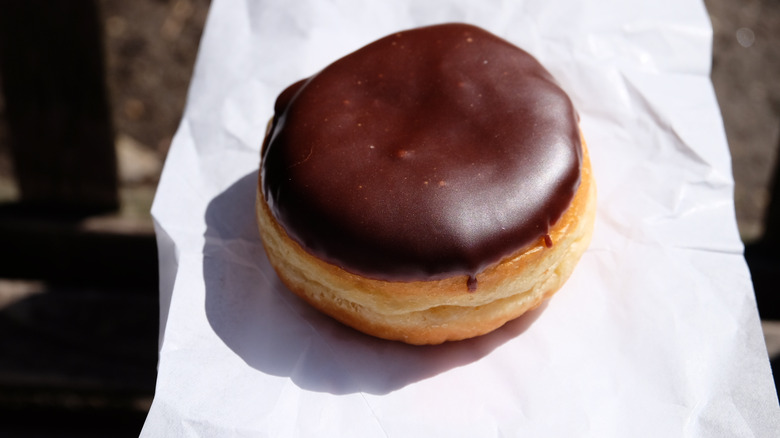 Boston cream donut