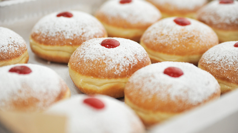 stuffed jelly donuts