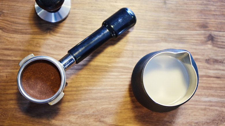 Espresso tools with milk