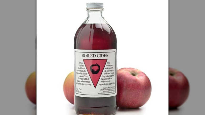 Product shot of boiled cider