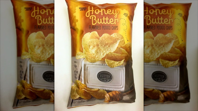 Bag of Trader Joe's Honey Butter Potato Chips