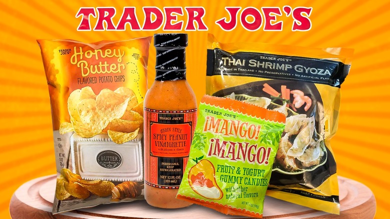 Inside a Trader Joe's market.