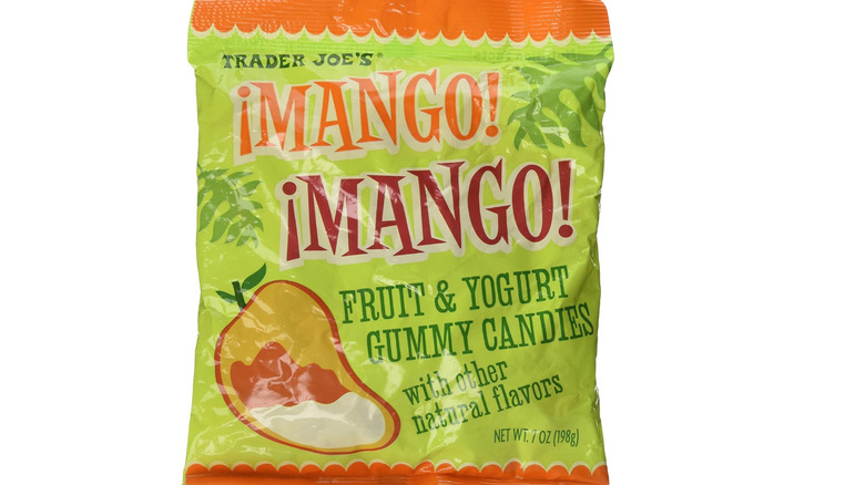 Bag of Trader Joe's Mango! Mango! gummy candies