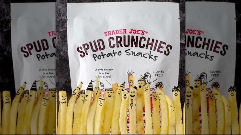 Bag of Trader Joe's Spud Crunchies.