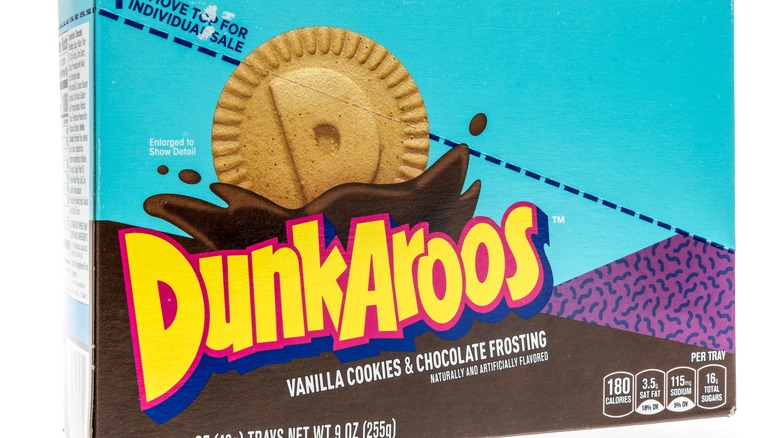 Dunkaroos cookies in a box