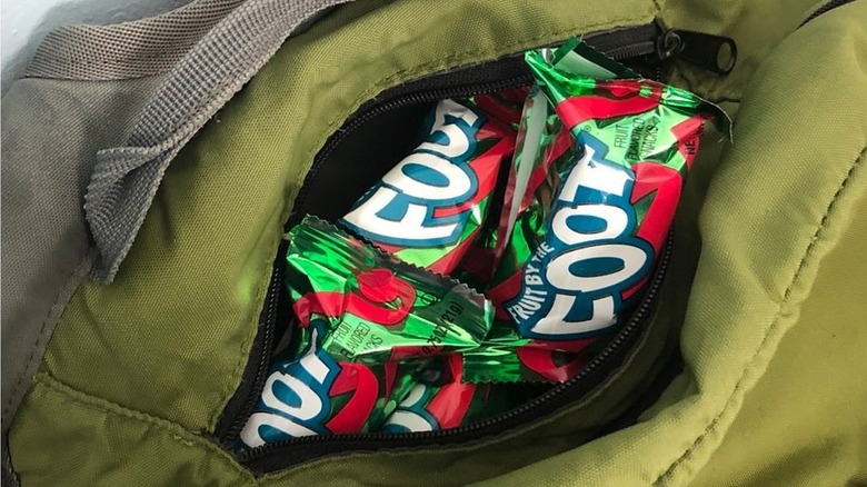 Fruit by the Foot in a bag
