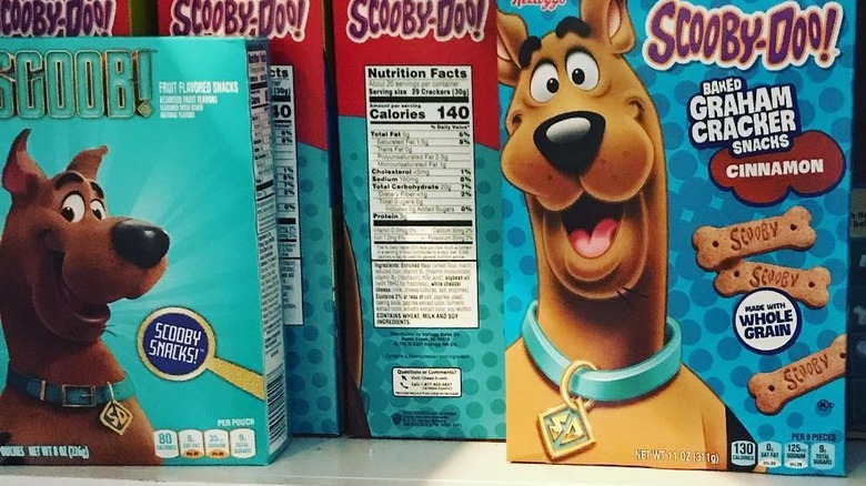 Box of Scooby Doo snacks