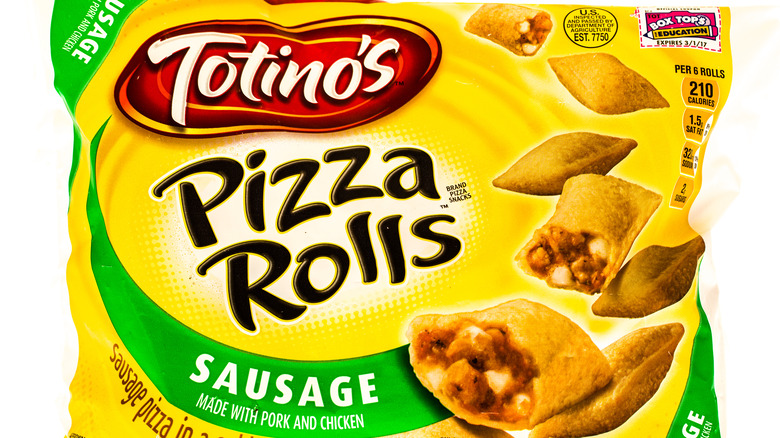 Bag of Totino's Pizza Rolls