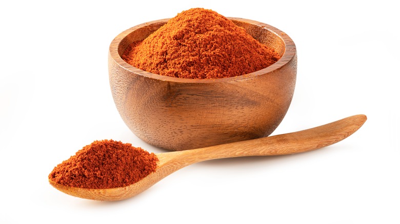 Chili powder in a bowl