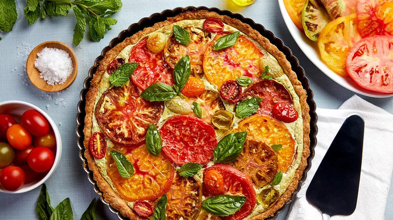 tomato ricotta pie