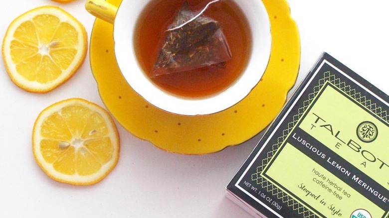 Talbott tea with lemon