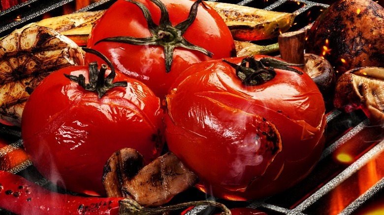 Grilled tomatoes