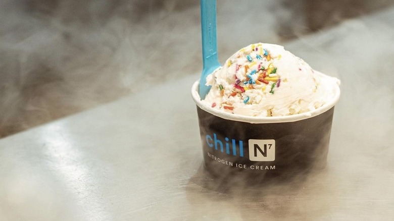 Nitrogen ice cream