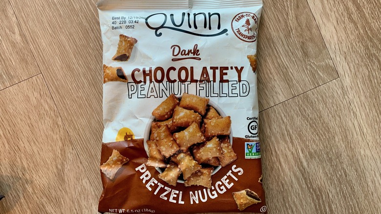 Quinn Chocolate Peanut Filled Pretzels