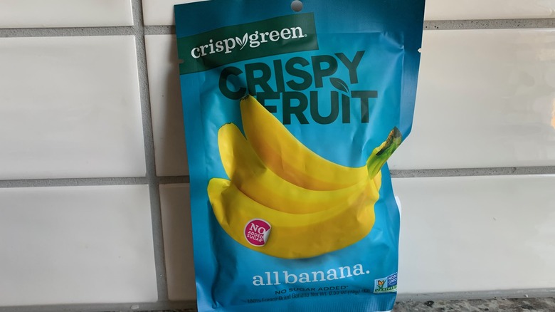 Crisp Green Freeze-Dried Bananas