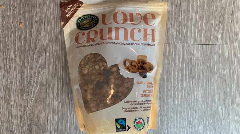 love crunch pretzel granola