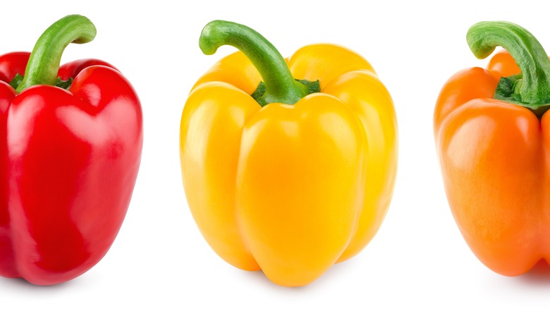 Various bell peppers