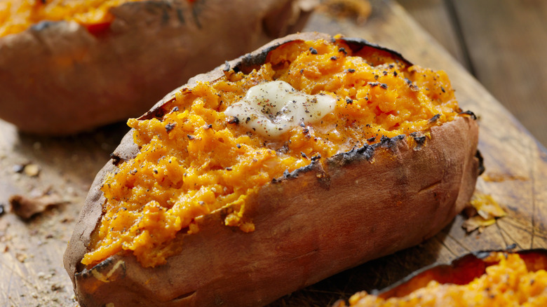 Sweet potato with butter