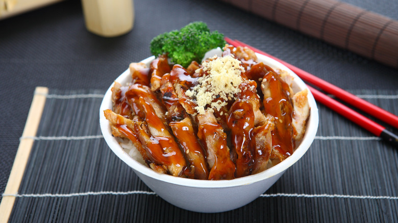 chicken in teriyaki sauce