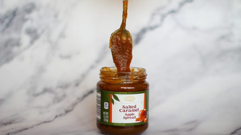 Salted caramel apple spread