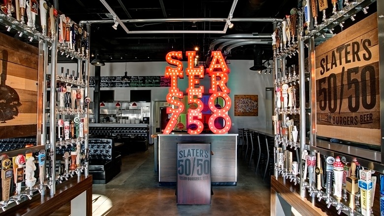 Slater's 50/50 beer taps