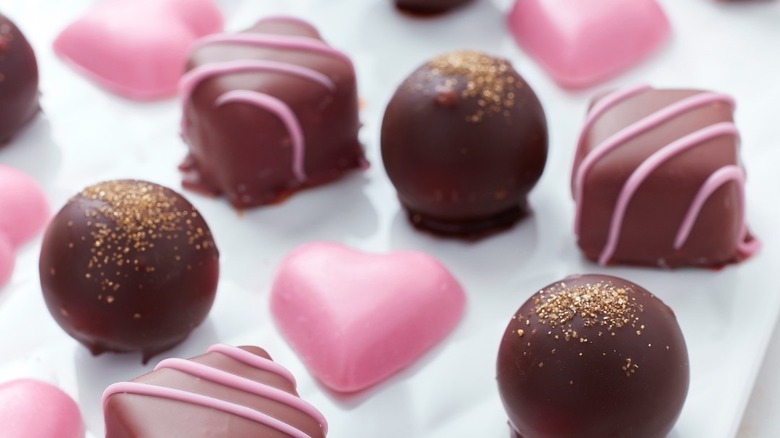 Valentine's Day chocolates from Saxon Chocolates