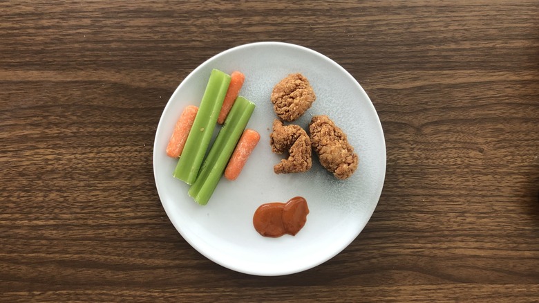 wings with golden fire sauce