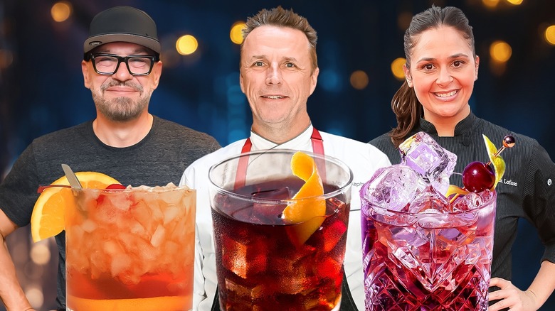 Celebrity chefs with preferred cocktails