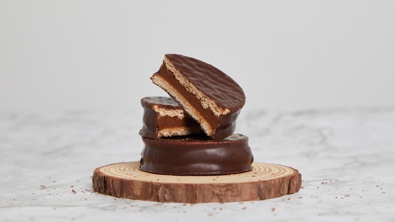 Alfajores de chocolate