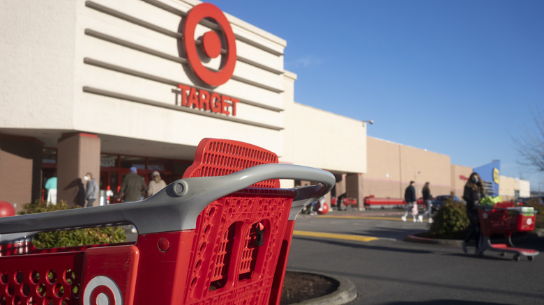 Target store and cart