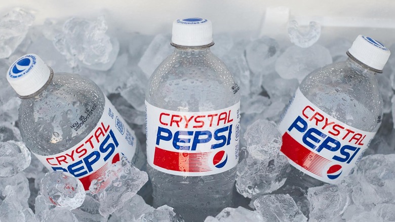 Crystal Pepsi product shot