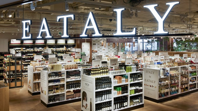 Inside an Eataly store