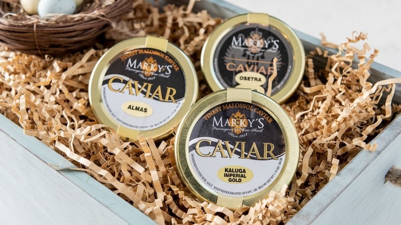 Marky's tinned caviar