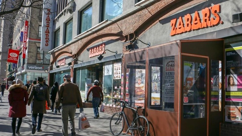 Zabar's storefront New York