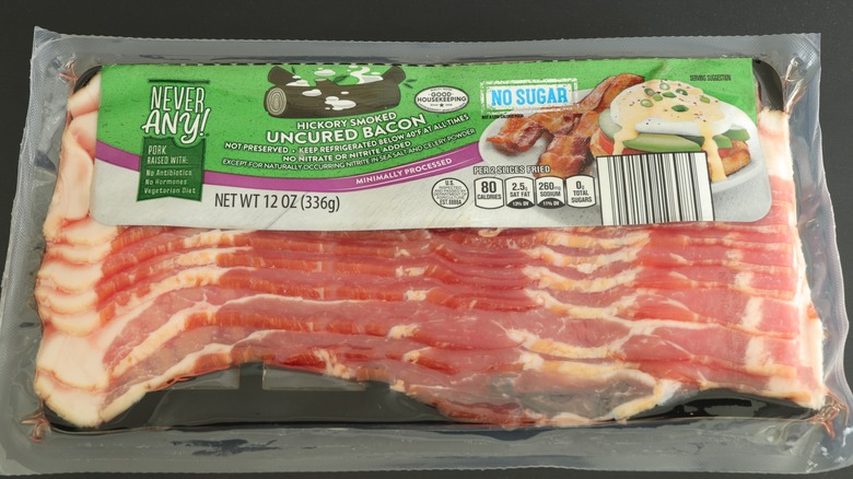 package of uncured bacon