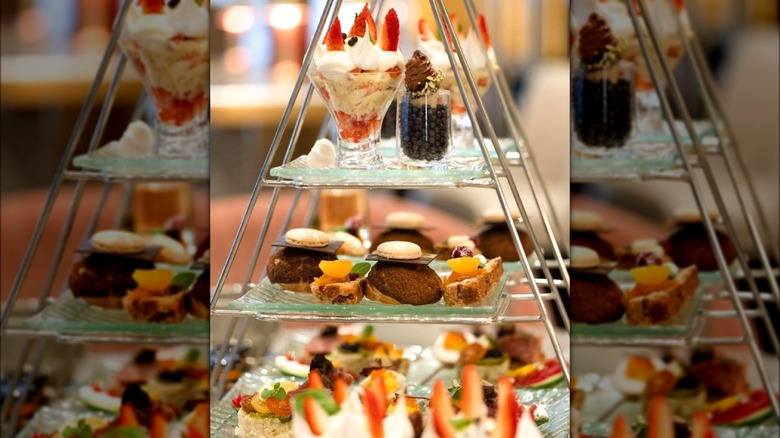 Afternoon tea pastries