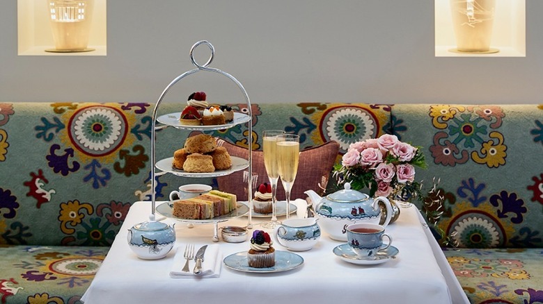 Afternoon tea spread