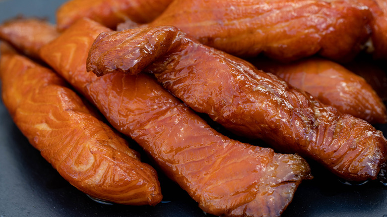 Salmon candy strips