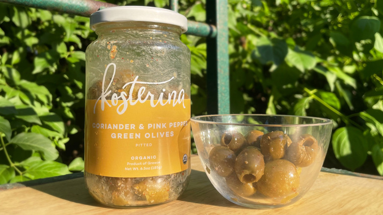 Kosterina Coriander & Pink Pepper Green Olives