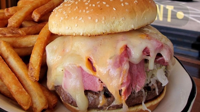 Reuben burger