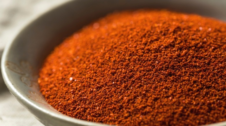 bowl of smoked paprika