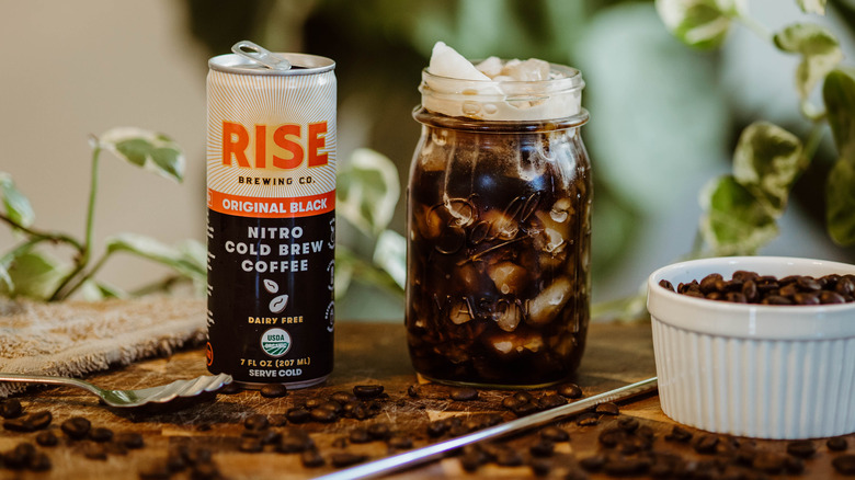 Rise Brewing canned nitro cold brew iced coffee