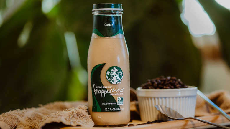 Starbucks frappuccino screw-top bottle coffee beans