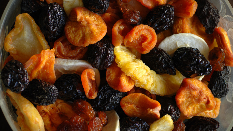 Bowl of dried fruits