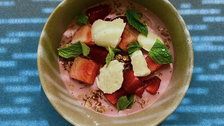 vegan salad in bowl