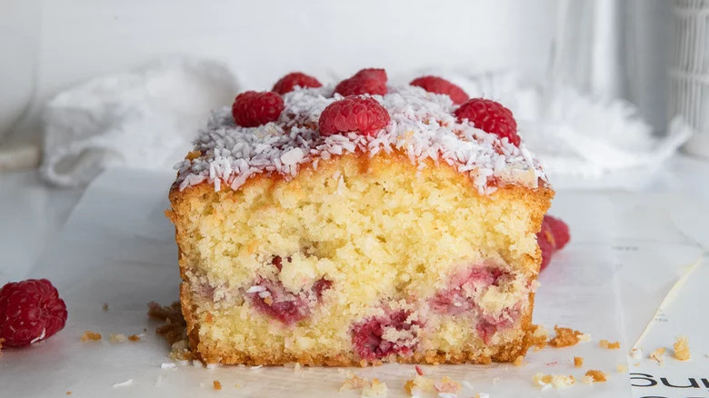 Raspberry Coconut Cake