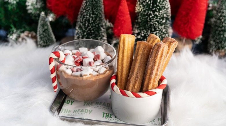 hot cocoa and churros 